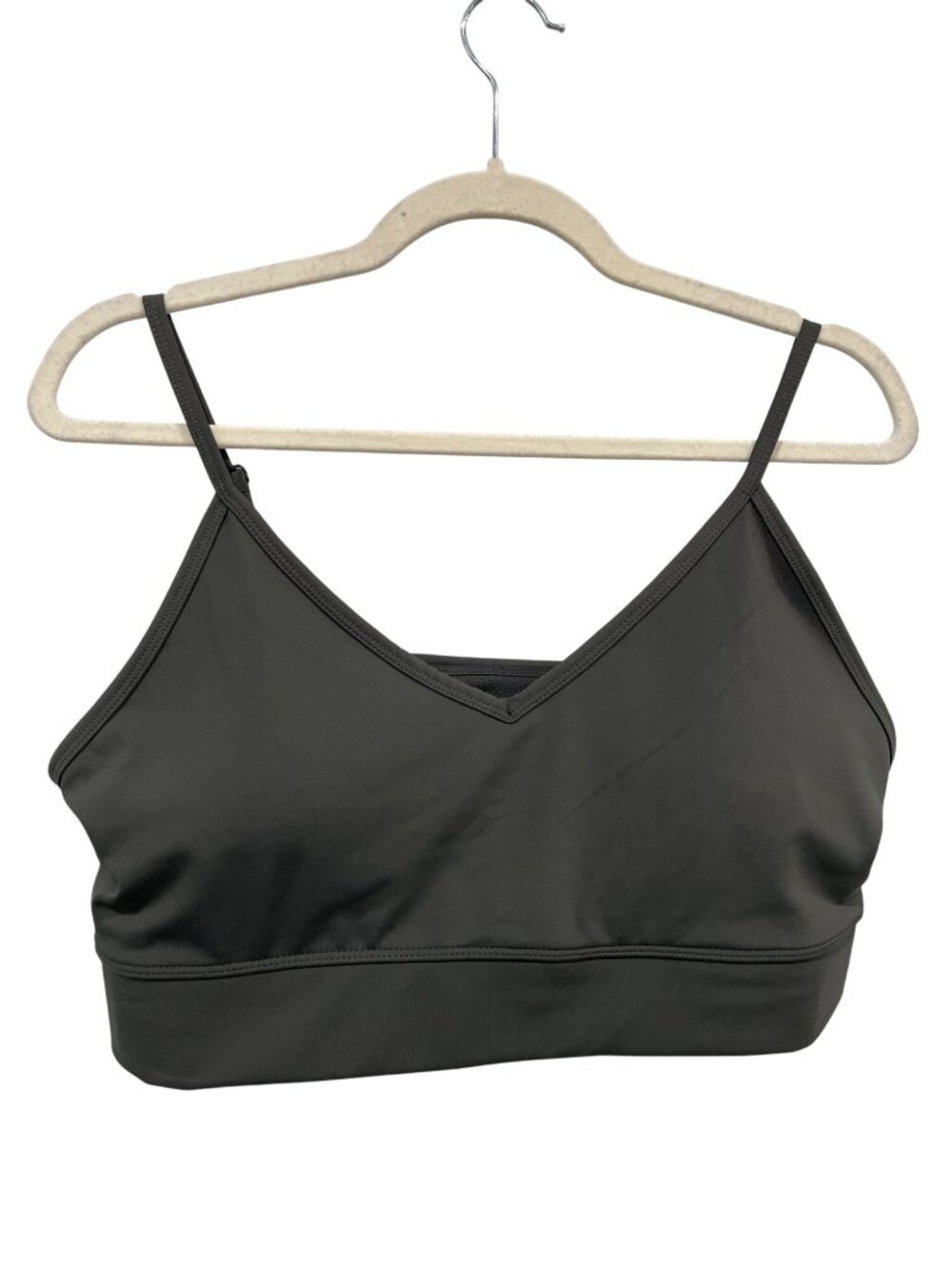 Zenana Sports Bra Size 1X Padded V-Neck Adjustable Straps Athleisure Workout Gym